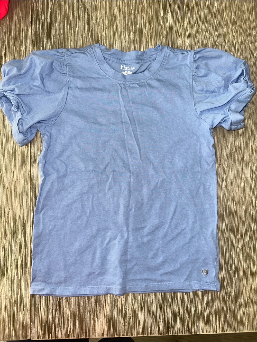 Hatley Light Blue Puff Sleeve Tee